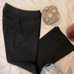 Banana Republic Black Dress Pants Size 4 flare bottoms